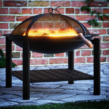 Braciere da giardino acciaio inox Ø55cm