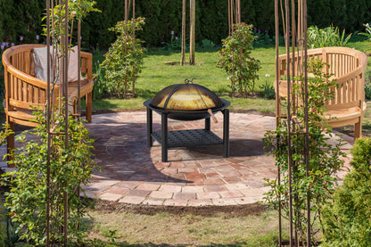 Braciere da giardino acciaio inox Ø55cm