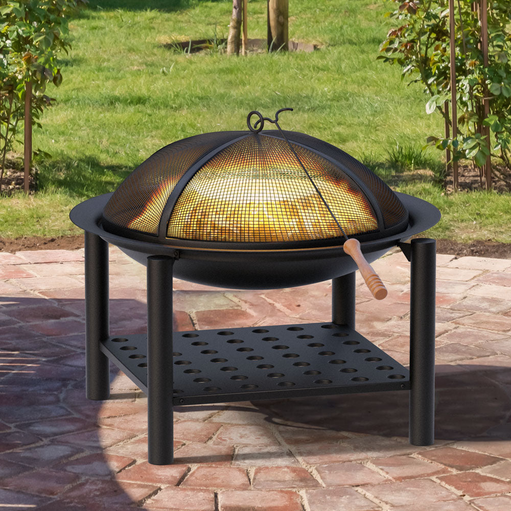 Braciere da giardino acciaio inox Ø55cm