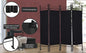 Paravento nero 180x163cm