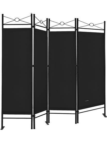Paravento nero 180x163cm