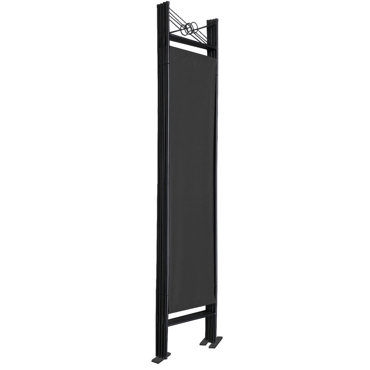 Paravento nero 180x163cm