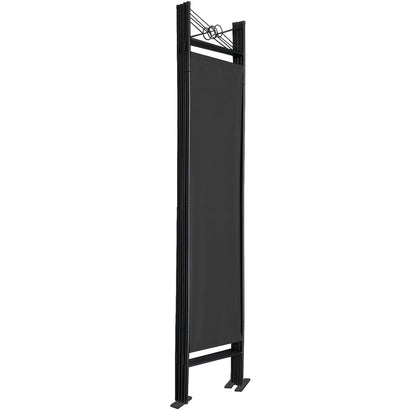 Paravento nero 180x163cm