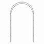 Arco per rose metallo nero 240x140x37cm