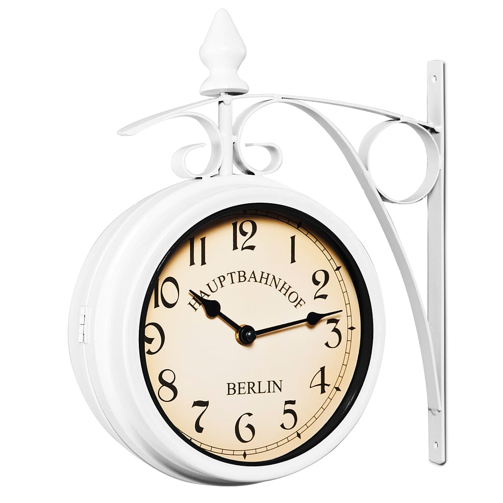 Orologio da parete stile retrò bianco