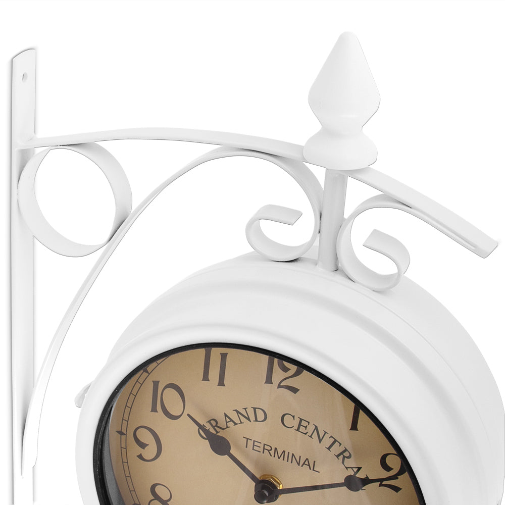 Orologio da parete stile retrò bianco