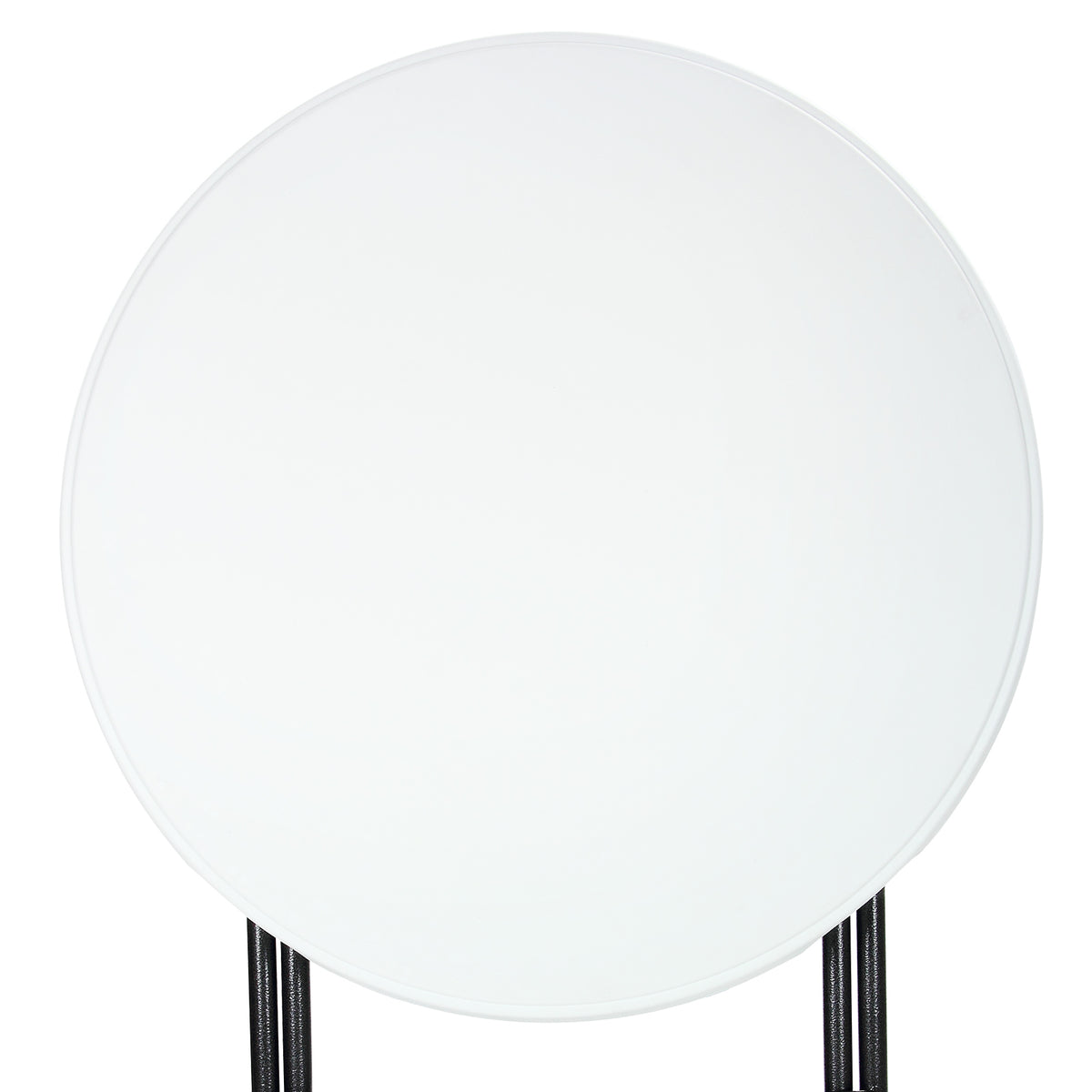 Tavolo bistro pieghevole bianco plastica Ø75cm