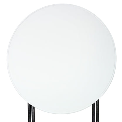 Tavolo bistro pieghevole bianco plastica Ø75cm