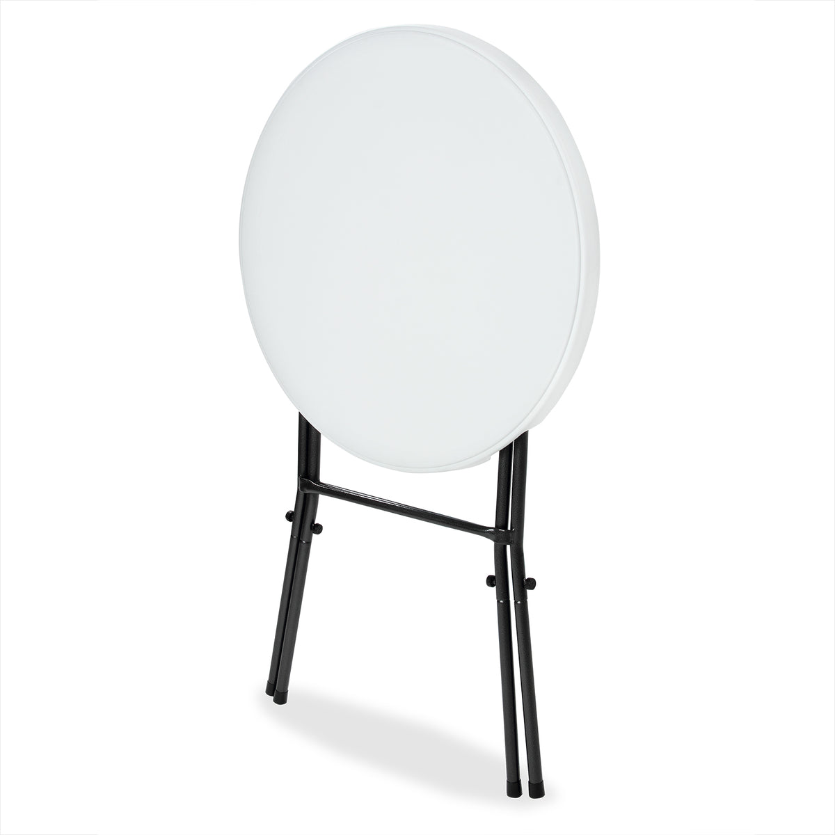 Tavolo bistro pieghevole bianco plastica Ø75cm