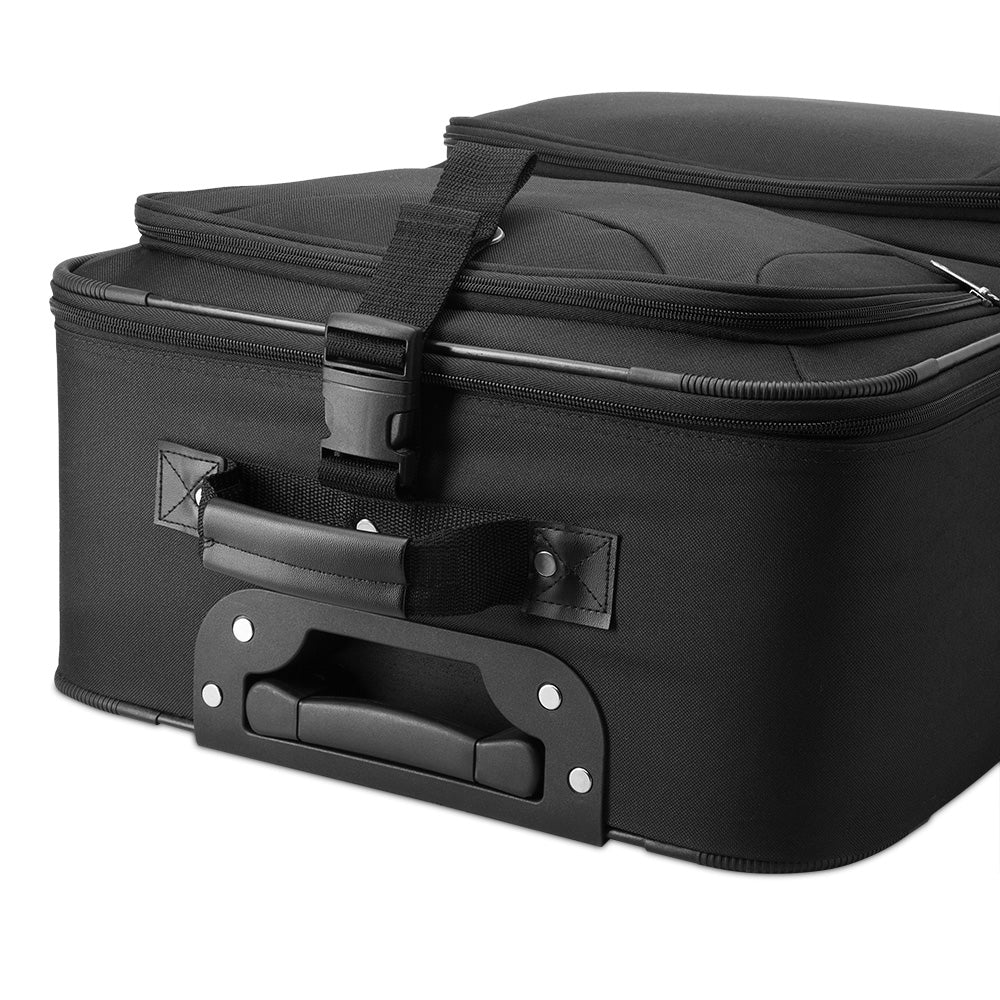 Set 5x Valigie trolley neri