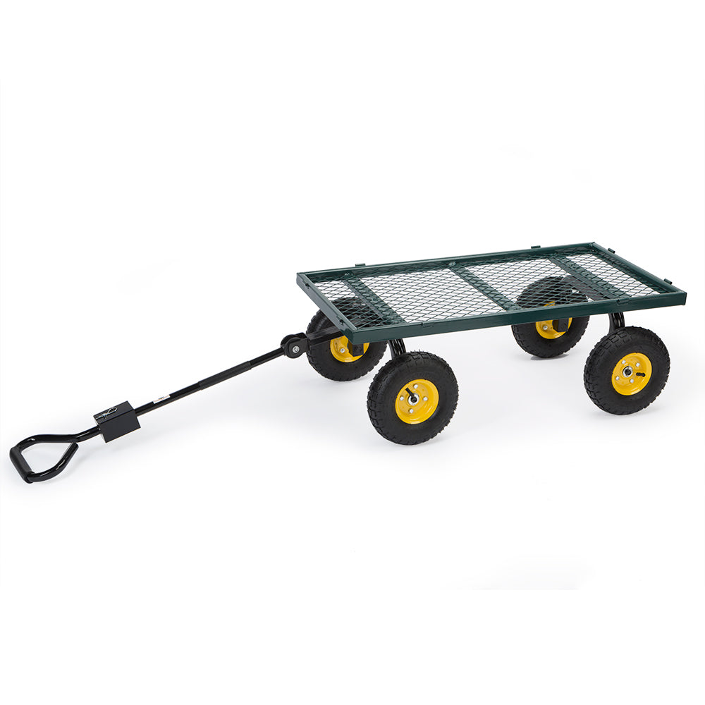 Carrello da trasporto verde 110x75x52cm 550kg