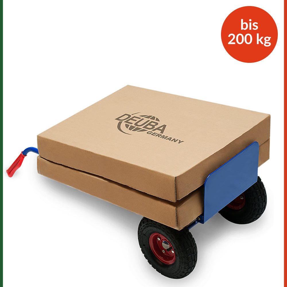 Carrello portapacchi pieghevole blu 200kg