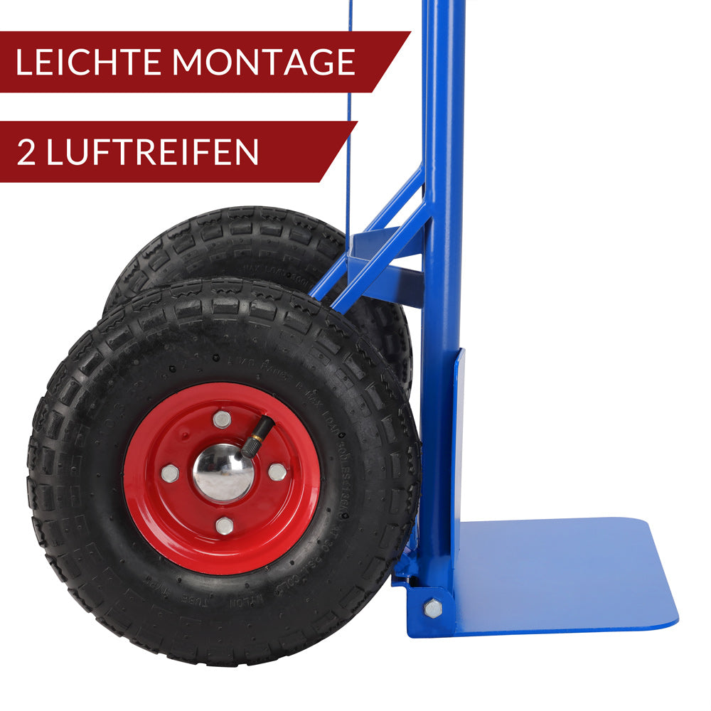 Carrello portapacchi pieghevole blu 200kg