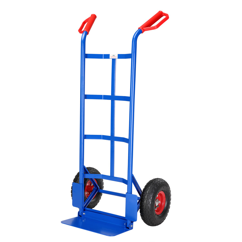 Carrello portapacchi pieghevole blu 200kg