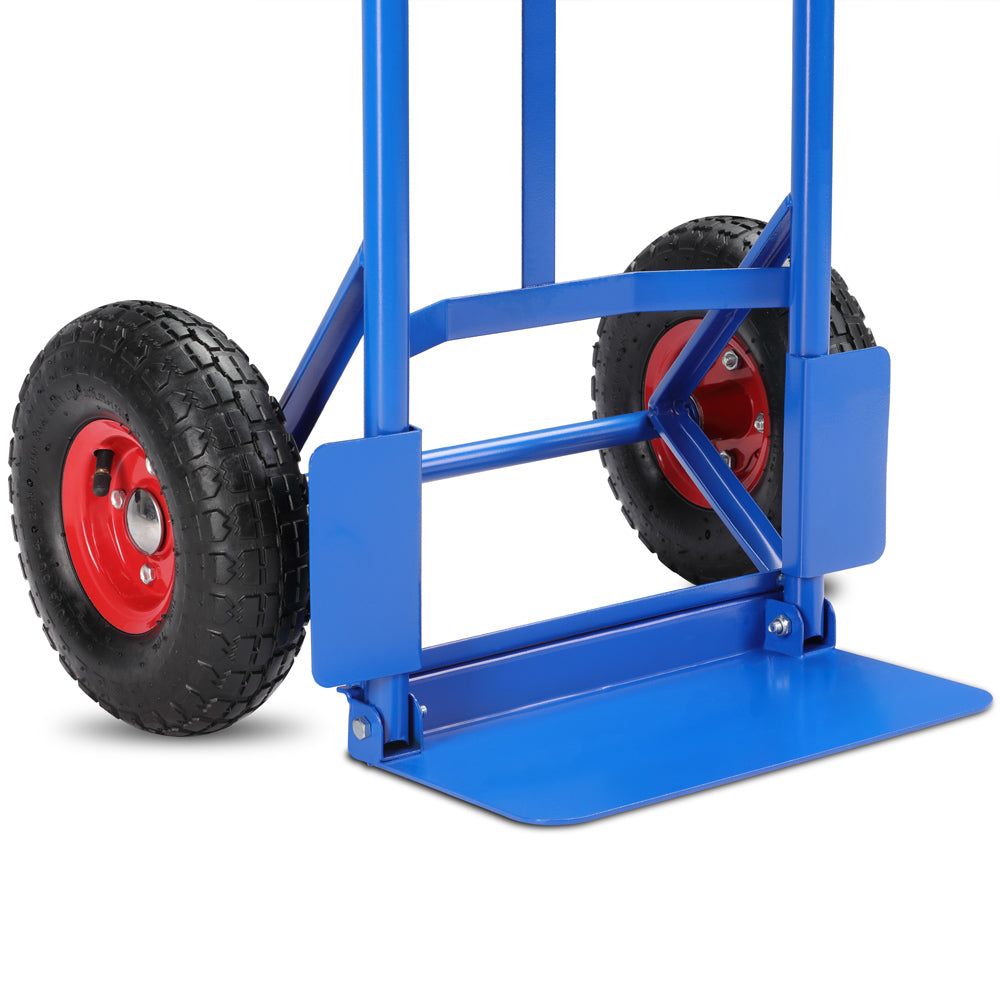 Carrello portapacchi pieghevole blu 200kg