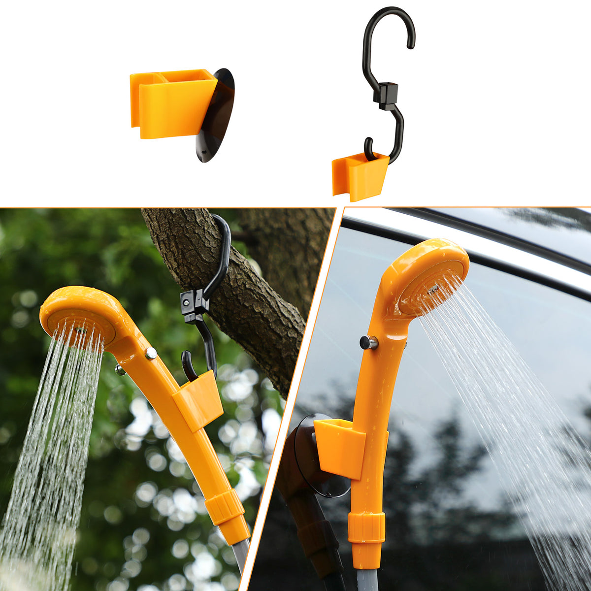 Doccia da campeggio portatile con attacco per auto 12V