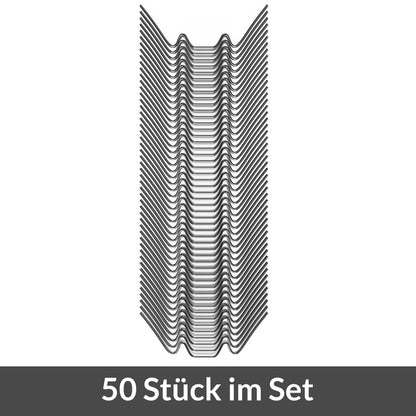 Set 50 x Clip di fissaggio per serre