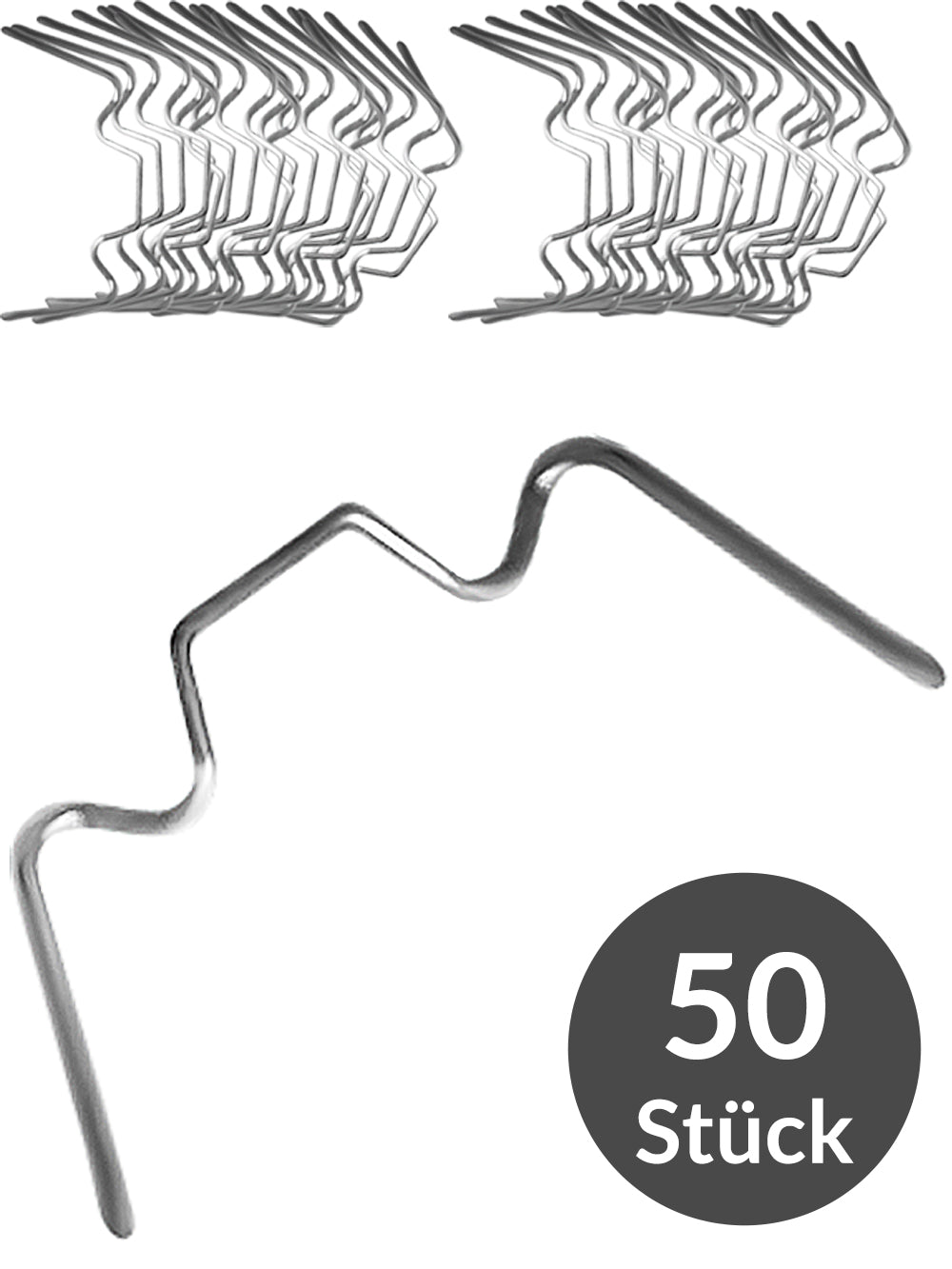 Set 50 x Clip di fissaggio per serre