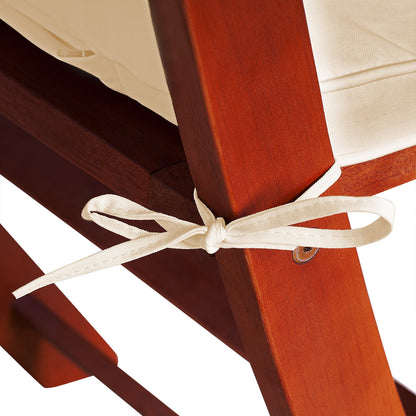 Set di 6 imbottiture per sedia beige 43x39x5cm