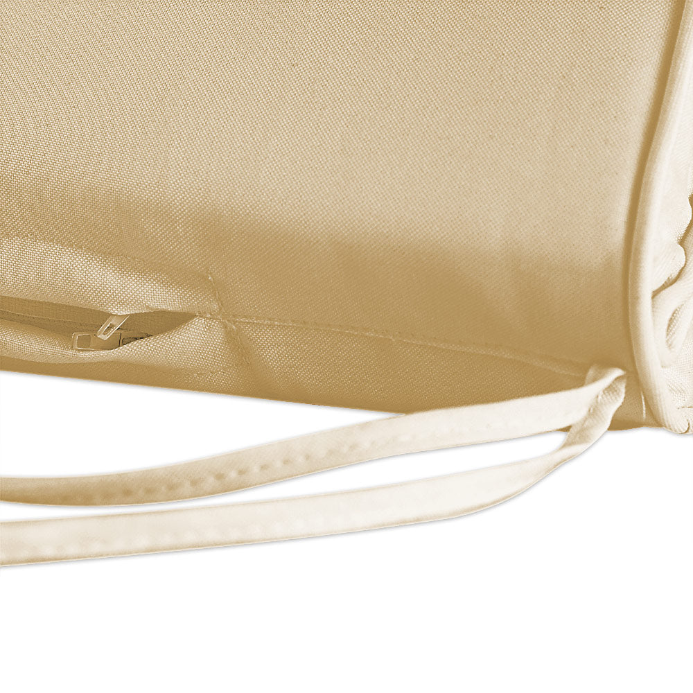 Set di 6 imbottiture per sedia beige 43x39x5cm