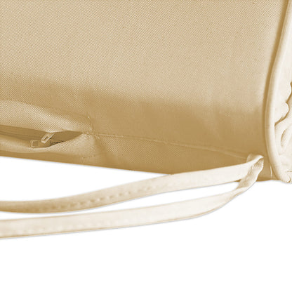 Set di 6 imbottiture per sedia beige 43x39x5cm