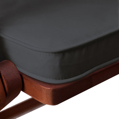 Set di 6 imbottiture per sedia grigio 43x39x5cm