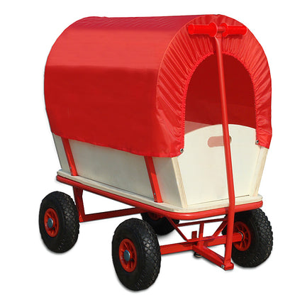 Carretto per spiaggia con tetto 172x62cm