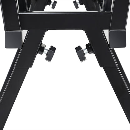 Cavalletto taglio legna metallo nero 400kg