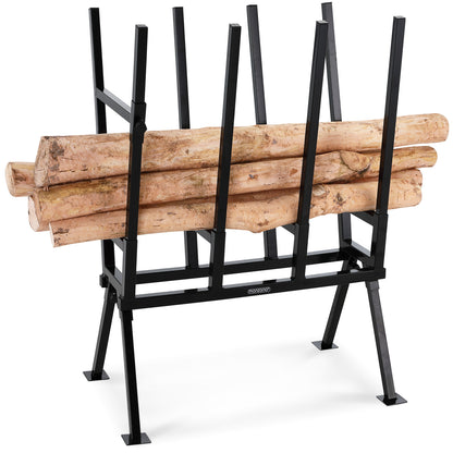 Cavalletto taglio legna metallo nero 400kg