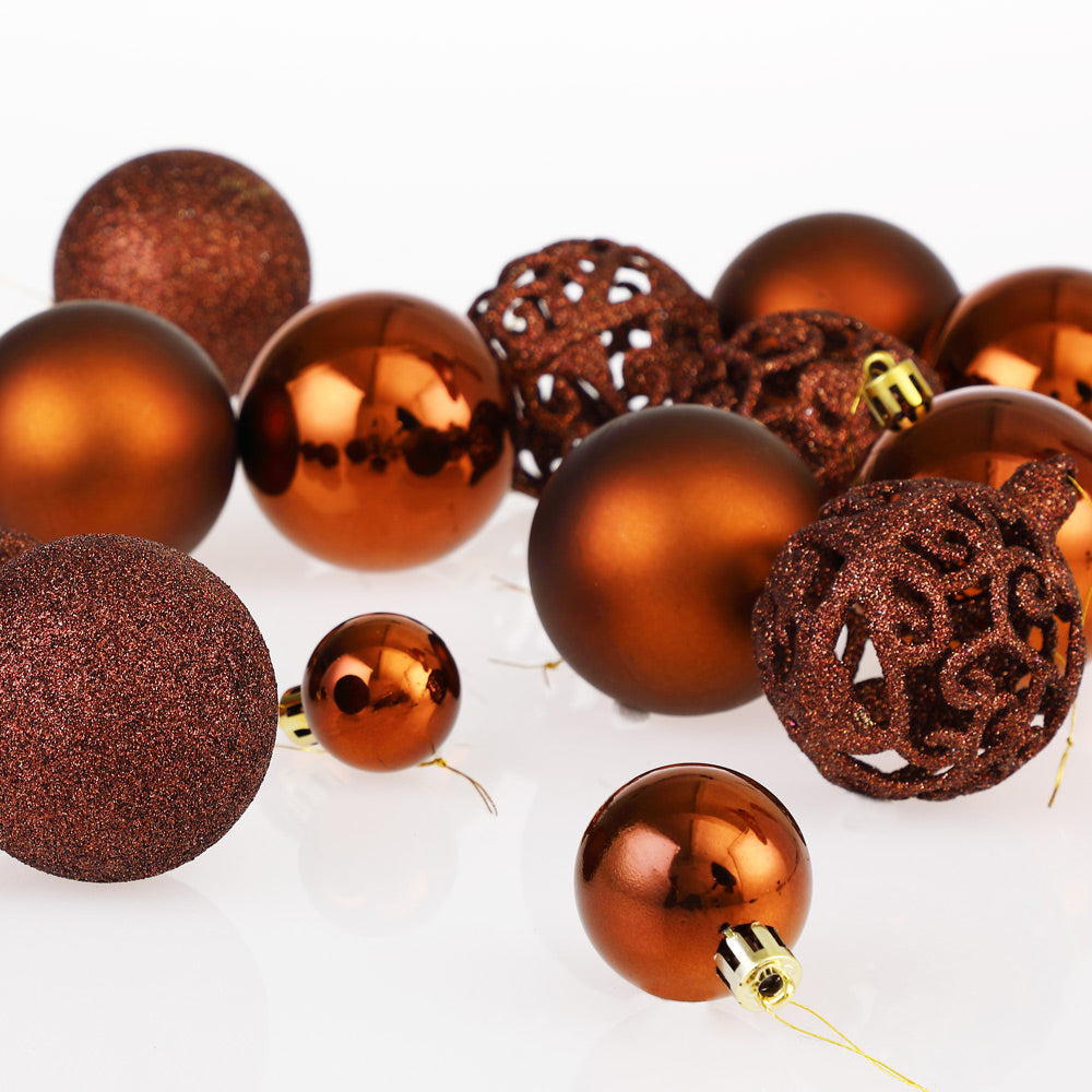 Palline di natale Set da 100 marroni