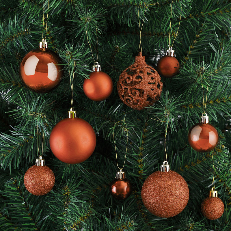 Palline di natale Set da 100 marroni