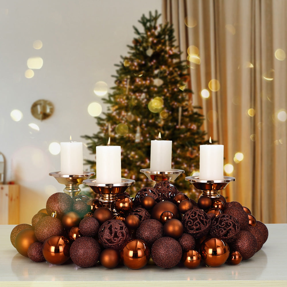 Palline di natale Set da 100 marroni
