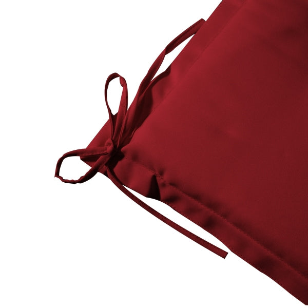 Set di 6 cuscini per sedile Boston rosso 43x39x5cm