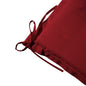 Set di 6 cuscini per sedile Boston rosso 43x39x5cm
