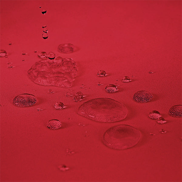 Set di 6 cuscini per sedile Boston rosso 43x39x5cm