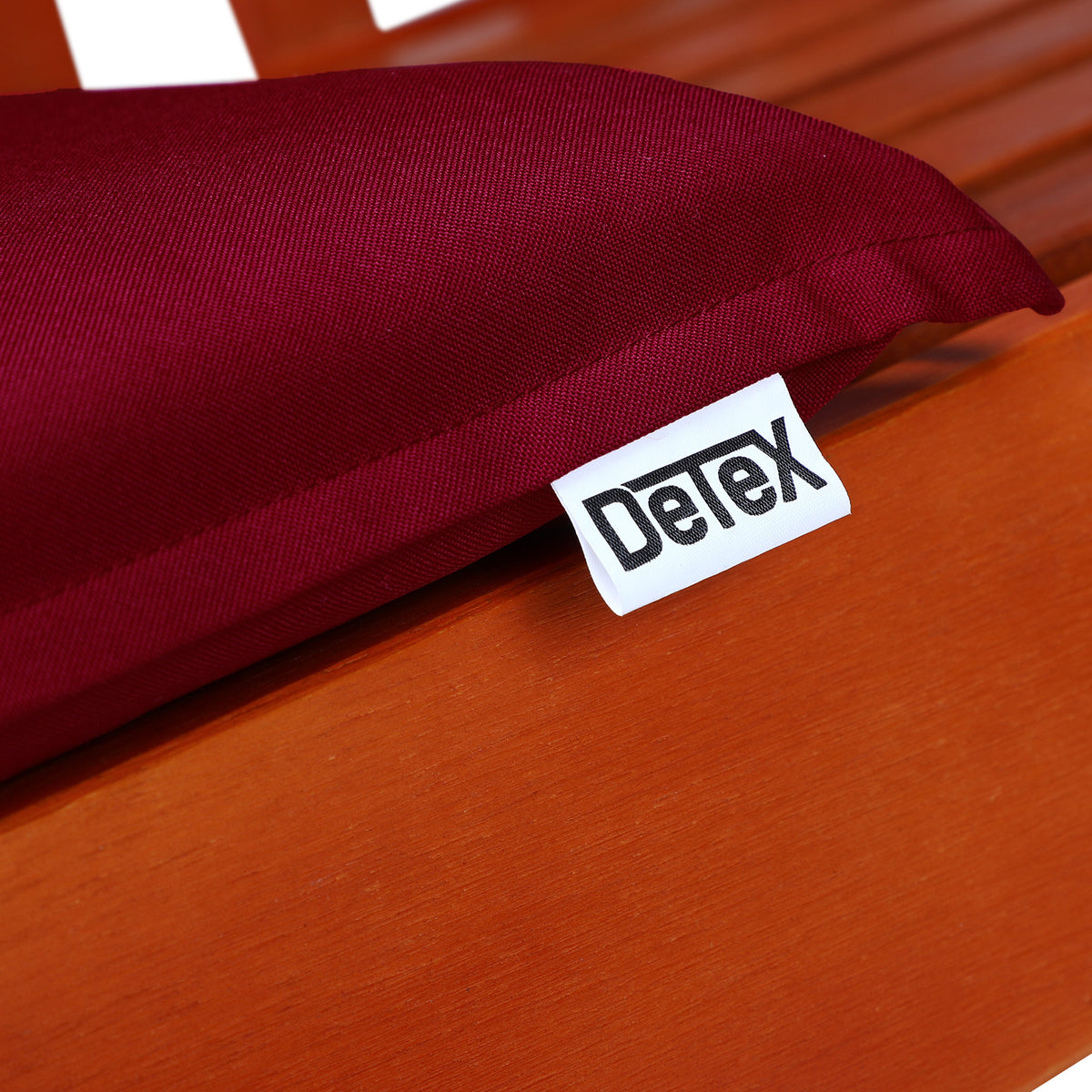 Set di 6 cuscini per sedile Boston rosso 43x39x5cm