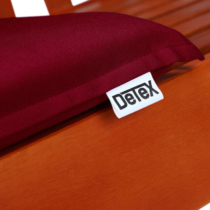 Set di 6 cuscini per sedile Boston rosso 43x39x5cm