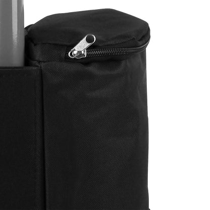 Zavorre per gazebo 4 pz neri riempibili 26x13x46cm