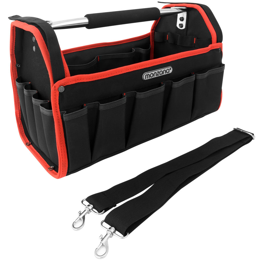 Borsa porta utensili alluminio nero 42cm