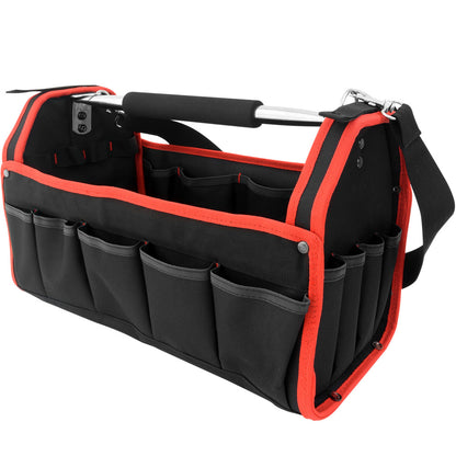 Borsa porta utensili alluminio nero 42cm