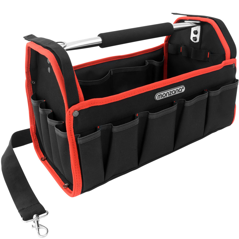 Borsa porta utensili alluminio nero 42cm