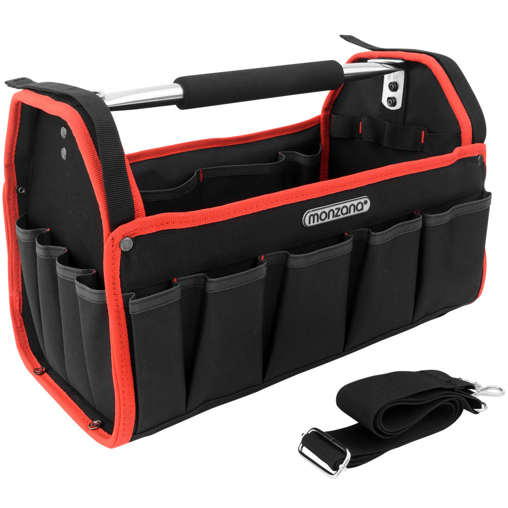 Borsa porta utensili alluminio nero 42cm