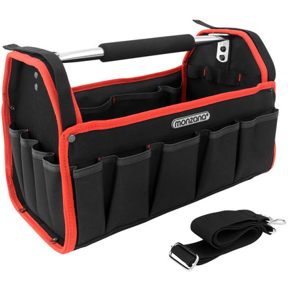 Borsa porta utensili alluminio nero 42cm
