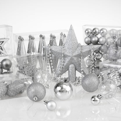Palline di natale Set da 120 argento