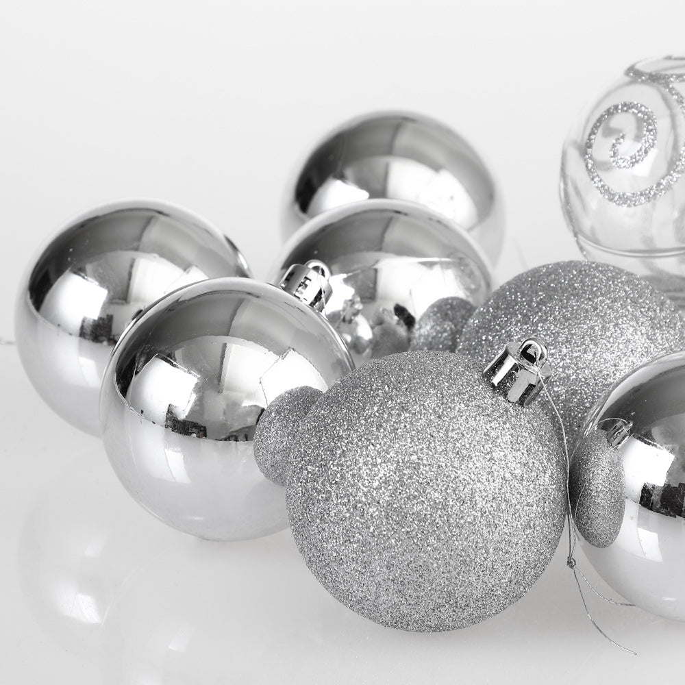 Palline di natale Set da 120 argento