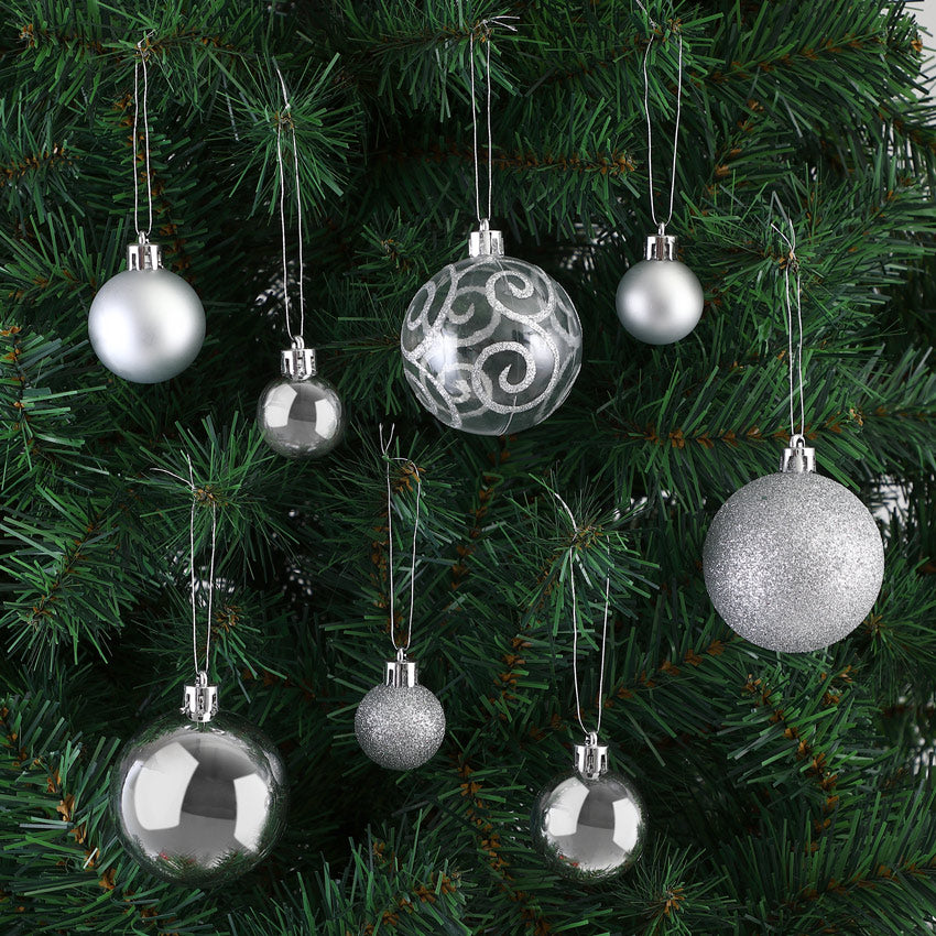 Palline di natale Set da 120 argento