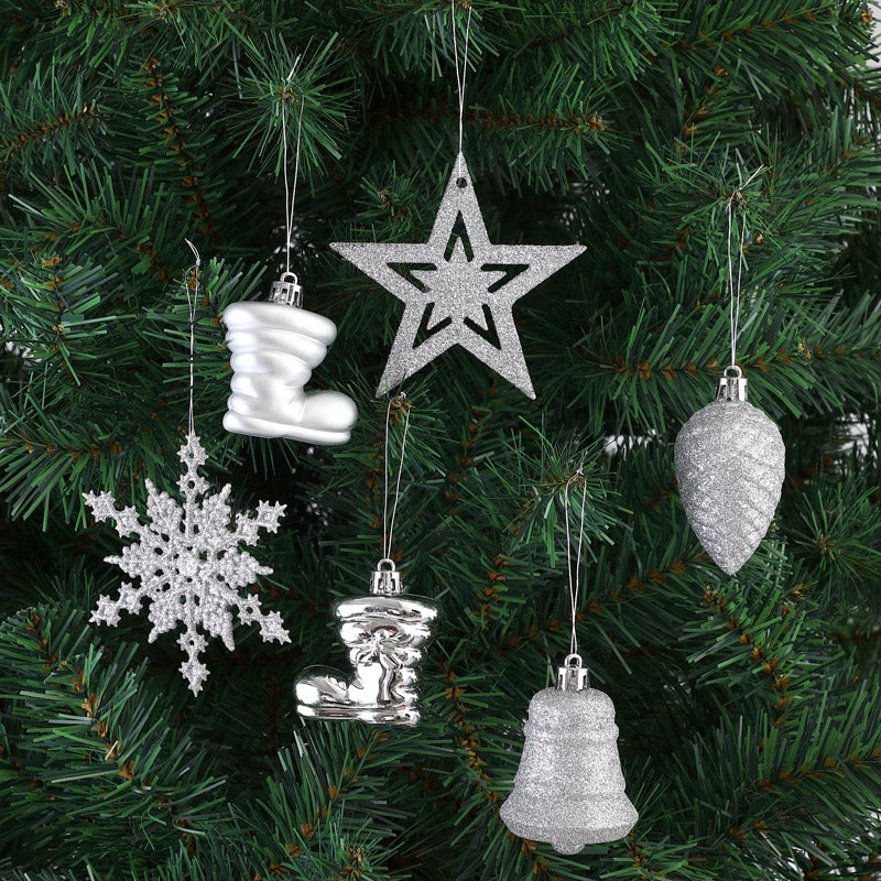 Palline di natale Set da 120 argento