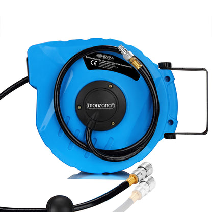 Avvolgitubo ad aria compressa 10m raccordo rapido 3/8\"