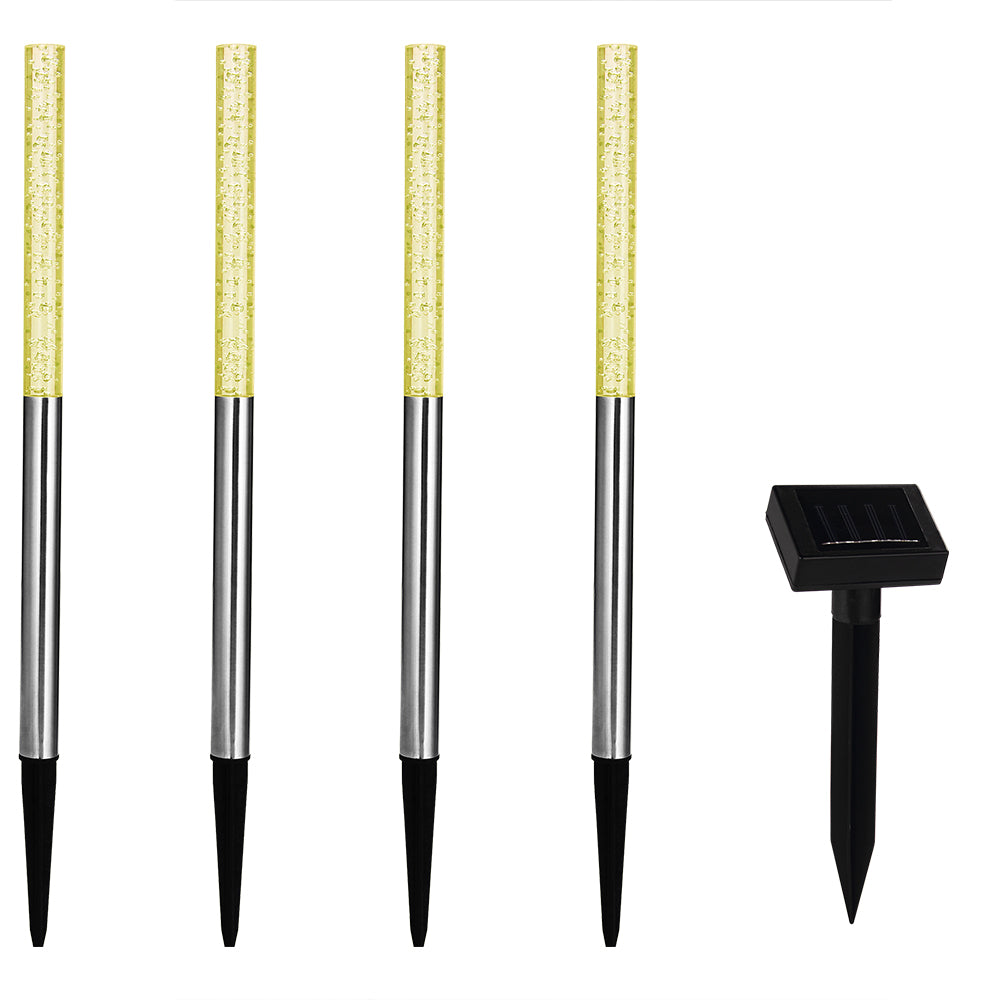 4x plug-in luce solare a LED