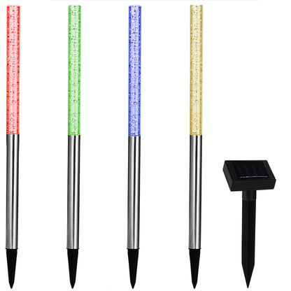 4x plug-in luce solare a LED